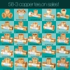 factory outlets  58-3 copper three brands pipe tee
