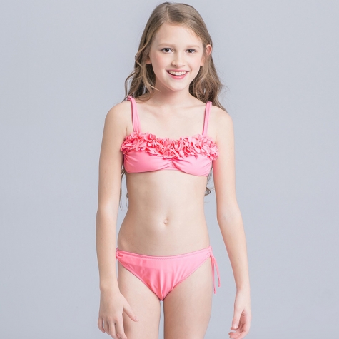 upgrade cloth flowers girl swimwear bikini