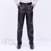casual high quality straight-leg men's pant trousers