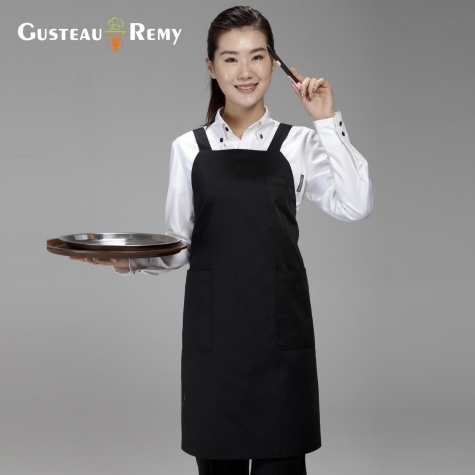 Korea Long pattern family chef apron