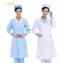long sleeve fashion professional beauty medical care doctor nurse uniform lab coat