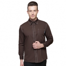 fashion waiter short / long sleeve shirt restaurant uniforms