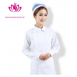 fashion right opening lady nurse coat hospital medical uniform