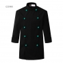 clothing button double breasted chef coat winter design
