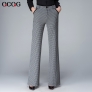 fashion elastic fabric zipper women pants WPANT-038