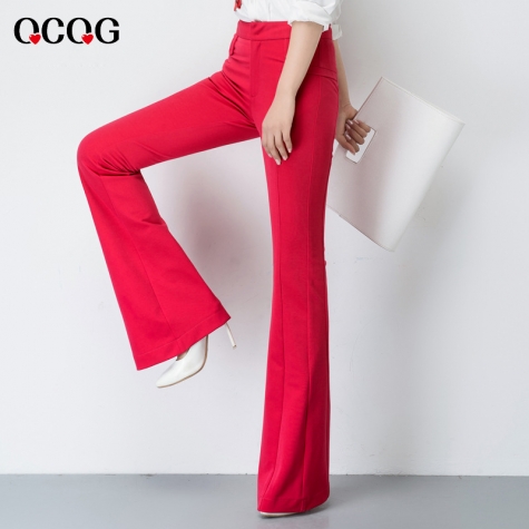 candy color women pant jeans flare pant