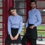 fashion V-collar coffee bar KTV waiter shirt  restaurant uniforms