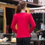 checkedout denim fabric restaurant waitress waiter jacket blouse uniform
