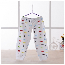 cotton bus tree printing newborn pant infant pant