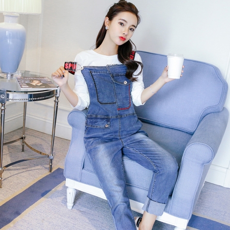 fashion loose pregnant jeans maternity pant