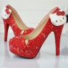 fashion cute kitty cat pendant women shoes wedding shoes pumps