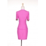 korea summer thin short sleeve  leopard hem office women skirts suits