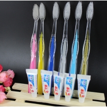high quality colorful  handler hotel disposable toothbrush