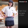 fashion trend denim fabric short chef waiter apron