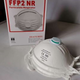 FFP2 mask  CE  certificated round disposable  mask face mask with valve  factory wholesale