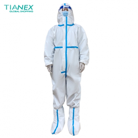 anti covid-19 medical disposable protective suit Isolation gown CE FDA certificated protective clothing single-use