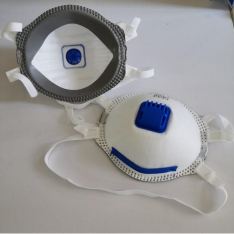 non-medical use CE certificated by CCQS FFP3 disposable mask dust respirator with valve
