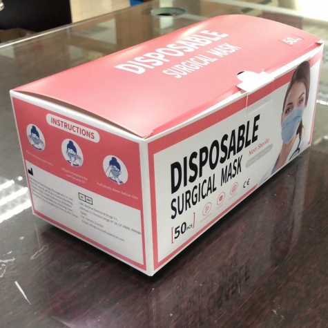 medical disposable ce ceritficated mask surgical mask EN14683 Type IIR CE certificated