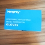 hongray  9 inch medical greade non nitrile synthetic nittrile disposable inspection glove