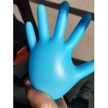China irder medical plastic  vinyl/nitrile blend non-medical disposable  gloves