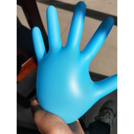 China irder medical plastic  vinyl/nitrile blend non-medical disposable  gloves