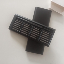 high quality Aluminum alloy case screwdriver set 25pcs header