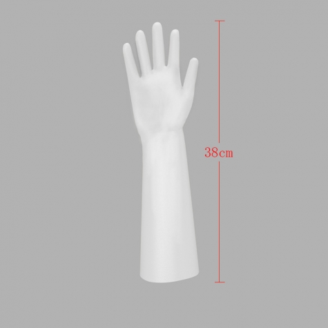 high quality restrant working glove household gloves kitchen white nitrile gloves  33/38 cm