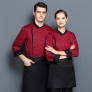 2022 fashion cheap price  long sleeve chef coat cooking chef uniform