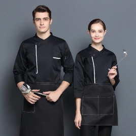 2022 Europe design upgrade  bread house restaurant chef workwear baker jacket uniform