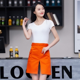 2022 candy split apron short apron with pocket  apron for bar waiter