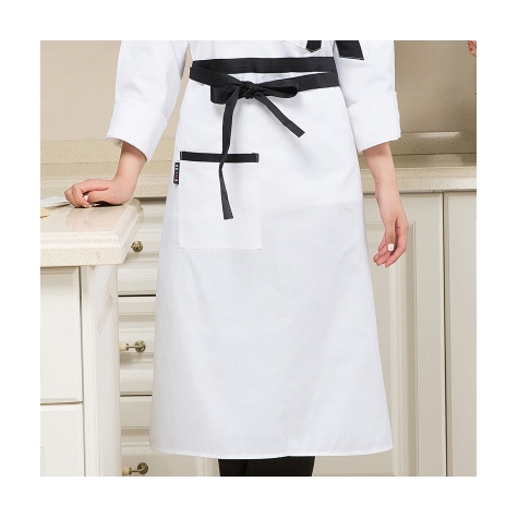 2022 knee length half length  cafe staff apron for  waiter chef apron wholesale