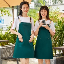 2022 simple large pocket vegetable shop restaurant apron chef halter apron working apron