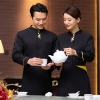 2022  Taiwan design sleeve  tea house  waitress waiter  blouse jacket cafe  wait staf uniform