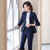 2022 fashion  upgrade slim fit women flight Attendant dress blazer Suits sales representative  suit uniform