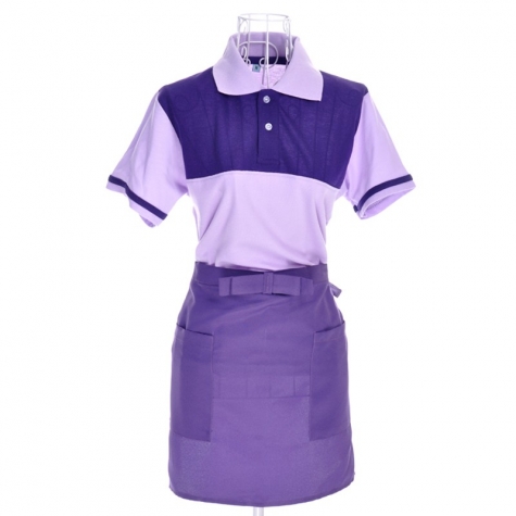 summer hotel restaurant waiter waitress short sleeve t-shirt