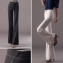 exclusive spring simple fashion flared wide leg trousers bell-bottom pants