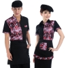 fashion paint design waiter waitress shirt workswear