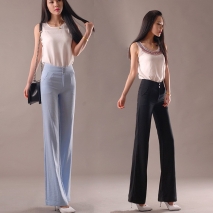 summer comfortable breathable women flare pant trousers