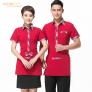 summer design coffee house waiter (shirt apron) uniform set