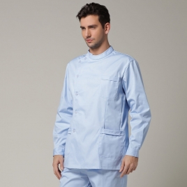 high quality Europe handsome side opening nurse coat
