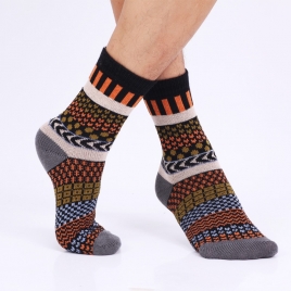 2014 African style design high quality man cotton sock