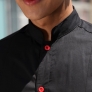 summer half sleeve floral waist japan design waiter waitress shirt uniform