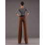 comfortable smooth fashion woolen women's flare pants