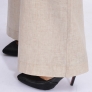 top quality breathable linen Korea women boot cut  flare pant