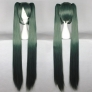 lovely long MIKU Cosplay girl's wigs,multi colors,120cm