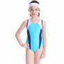 professional one-piece training swimwear girl child swimwear