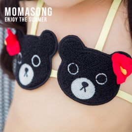 cute bear children girl swimsuit swimwear
