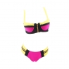 color 9classic wrapped patchwork women bikini swimwear