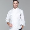 men chef coat whitesimple classic fashion design double breasted chef coat for restaurant