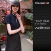 short sleeve waitressautumn design hotel waiter wear work uniforms